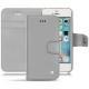 Housse cuir Apple iPhone SE - Gris ( Nappa - Pantone W428C ) 