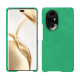Honor 200 Pro leather cover - Menthe vintage ( Pantone #37b375 ) 