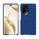 Coque cuir Honor 200 Pro - Bleu océan - Couture ( Nappa - Pantone #15458a) 