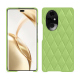 Coque cuir Honor 200 Pro - Vert olive - Couture ( Nappa - Pantone #a7c58e ) 