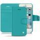 Custodia in pelle Apple iPhone SE - Bleu fluo