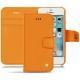 가죽 커버 Apple iPhone SE - Orange ( Nappa - Pantone 1495U ) 