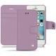 Housse cuir Apple iPhone SE - Lilas ( Nappa - Pantone 2645U ) 