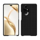 Coque cuir Honor 200 Pro - Abaca nero ( Noir / Black) 