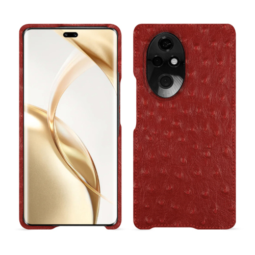 Coque de Protection Premium Honor 200 Pro | NoreveAutruche ciliegia ( Pantone #a4343a ) 