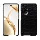 硬质真皮保护套 Honor 200 Pro - Crocodile nero ( Noir / Black) 
