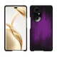 Coque cuir Honor 200 Pro - Violet Patine