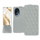Funda de piel Honor 200 Pro - Gris - Couture ( Nappa - Pantone #c1c6c8 ) 