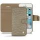 Custodia in pelle Apple iPhone SE - Autruche desert
