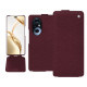 Funda de piel Honor 200 Pro - Lie de vin ( Pantone #412234 ) 