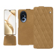 Funda de piel Honor 200 Pro - Sable vintage - Couture ( Pantone #9b7340 ) 