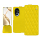 硬质真皮保护套 Honor 200 Pro - Jaune fluo - Couture ( Pantone #c9ff57 ) 