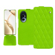 Funda de piel Honor 200 Pro - Vert fluo - Couture ( Pantone #00ab5f ) 