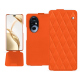 Funda de piel Honor 200 Pro - Orange fluo - Couture ( Pantone #ff5406 ) 
