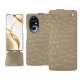 Funda de piel Honor 200 Pro - Autruche desert ( Pantone #A39382 ) 