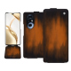 Housse cuir Honor 200 Pro - Marron Patine
