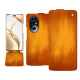 Housse cuir Honor 200 Pro - Orange Patine