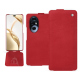 Custodia in pelle Honor 200 Pro - Rouge troupelenc ( Pantone #AB191A )