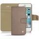 Apple iPhone SE leather case - Taupe vintage ( Pantone 7530C ) 