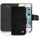 Apple iPhone SE leather case - Ebène ( Sleek P C12 - Black ) 