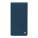 Samsung Galaxy Z Fold6 leather pouch with flap - Indigo ( Pantone #1f4565 ) 