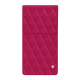 Funda de piel con solapa Samsung Galaxy Z Fold6 - Rose fluo - Couture ( Pantone #ff16b4 ) 