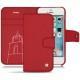 Housse cuir Apple iPhone SE - Rouge troupelenc