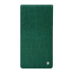 Funda de piel con solapa Samsung Galaxy Z Fold6 - Crocodile pino ( Pantone #173F35 ) 