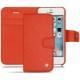 Apple iPhone SE leather case - Papaye ( Pantone 180C ) 