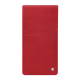 Pochette cuir avec rabat Samsung Galaxy Z Fold6 - Rouge troupelenc ( Pantone #AB191A )