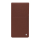 Custodia in pelle con patta Samsung Galaxy Z Fold6 - Marron délicat ( Pantone #95614d) 