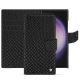 Funda de piel para cartera Samsung Galaxy S24 Ultra - Serpent nero ( Noir / Black) 