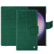 Funda de piel para cartera Samsung Galaxy S24 Ultra - Crocodile pino ( Pantone #173F35 ) 