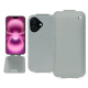 Custodia in pelle Apple iPhone 16 Plus - Gris ( Nappa - Pantone #c1c6c8 ) 