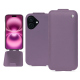Capa em pele Apple iPhone 16 Plus - Lilas ( Nappa - Pantone #b9a3e3 ) 