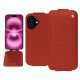 Capa em pele Apple iPhone 16 Plus - Papaye ( Pantone #b54317 ) 