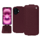 Capa em pele Apple iPhone 16 Plus - Lie de vin ( Pantone #412234 ) 
