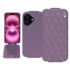 Capa em pele Apple iPhone 16 Plus - Lilas - Couture ( Nappa - Pantone #b9a3e3 ) 