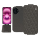 Custodia in pelle Apple iPhone 16 Plus - Anthracite - Couture ( Pantone #41403c ) 