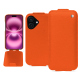 Funda de piel Apple iPhone 16 Plus - Orange fluo ( Pantone #ff5406 ) 