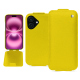 Funda de piel Apple iPhone 16 Plus - Jaune fluo ( Pantone #c9ff57 ) 