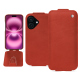 Funda de piel Apple iPhone 16 Plus - Arange clouquié ( Pantone #D33108 )