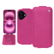 Apple iPhone 16 Plus leather case - Rose BB ( Pantone #DB599F )