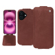 Funda de piel Apple iPhone 16 Plus - Passion vintage ( Pantone #591d16 ) 