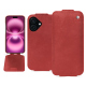 Custodia in pelle Apple iPhone 16 Plus - Cerise vintage ( Pantone #a6302e ) 