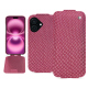 Apple iPhone 16 Plus leather case - Serpent ciclamino ( Pantone #9E4C6E ) 
