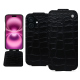 Capa em pele Apple iPhone 16 Plus - Crocodile nero ( Noir / Black) 