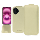 Custodia in pelle Apple iPhone 16 Plus - Beige PU ( Pantone #ceb888 ) 