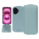 Custodia in pelle Apple iPhone 16 Plus - Bleu Ciel PU ( Pantone #abcae9 )