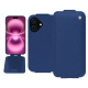 Capa em pele Apple iPhone 16 Plus - Bleu frisson ( Pantone #29588c ) 